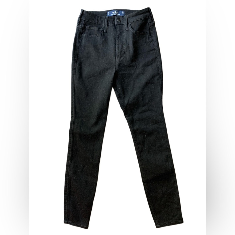Hollister Women’s Ultra High Rise Super Skinny Jeans Size:3S - W26 L26 - Black - Picture 1 of 7